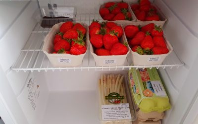 Erdbeeren, Spargel, Eier