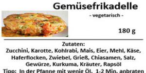 Gemüsefrikadelle