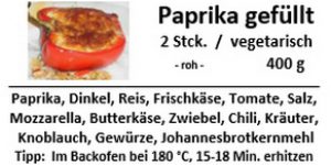 Paprika gefüllt