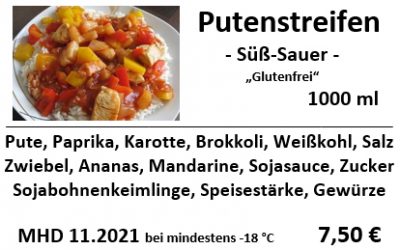 Putenstreifen süß-sauer