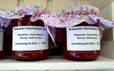 Rhabarber-Stachelbeer Gelee