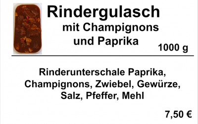 Rindergulasch