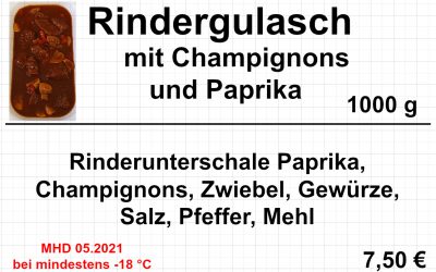 Rindergulasch