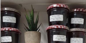Rote Beeren Gelee