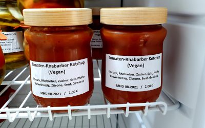 Tomaten-Rhabarber Ketchup