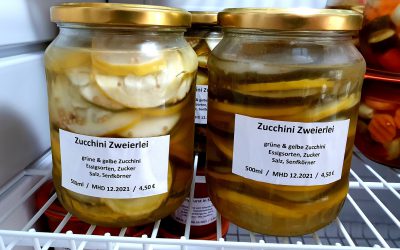 Zucchini-Zweierlei